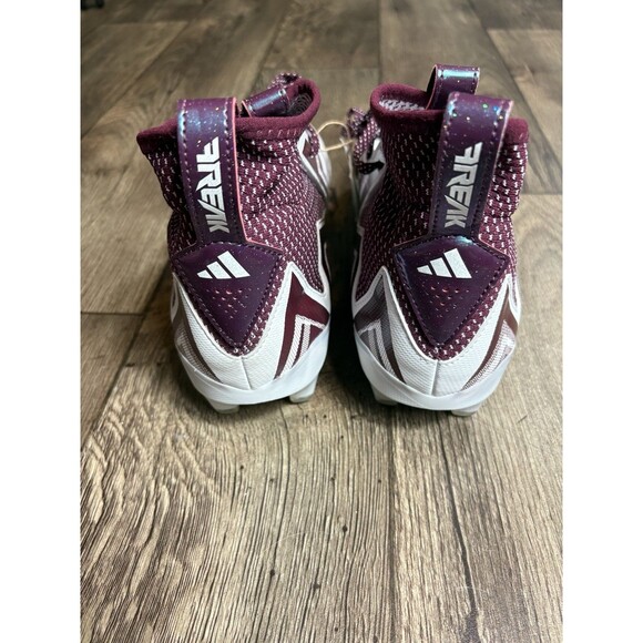 Adidas Freak 23 Inline Football Cleats HP2455 Maroon White Men’s Size 12.5 - Picture 2 of 8